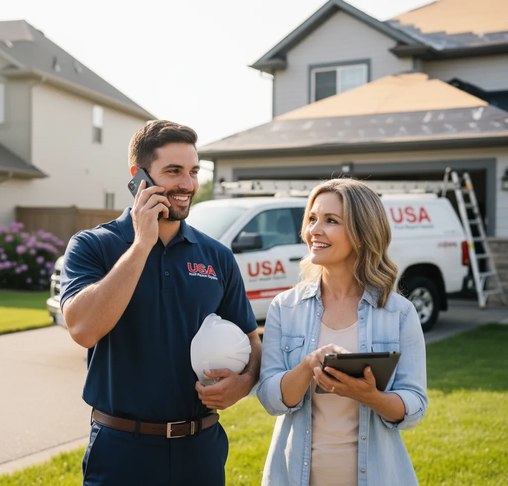 USA Roof Repair Experts customer support in Durant